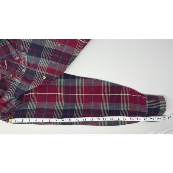 Twenty X Wrangler Button-Down Long-Sleeve Plaid Men's Shirt Size M - Picture 10 of 12